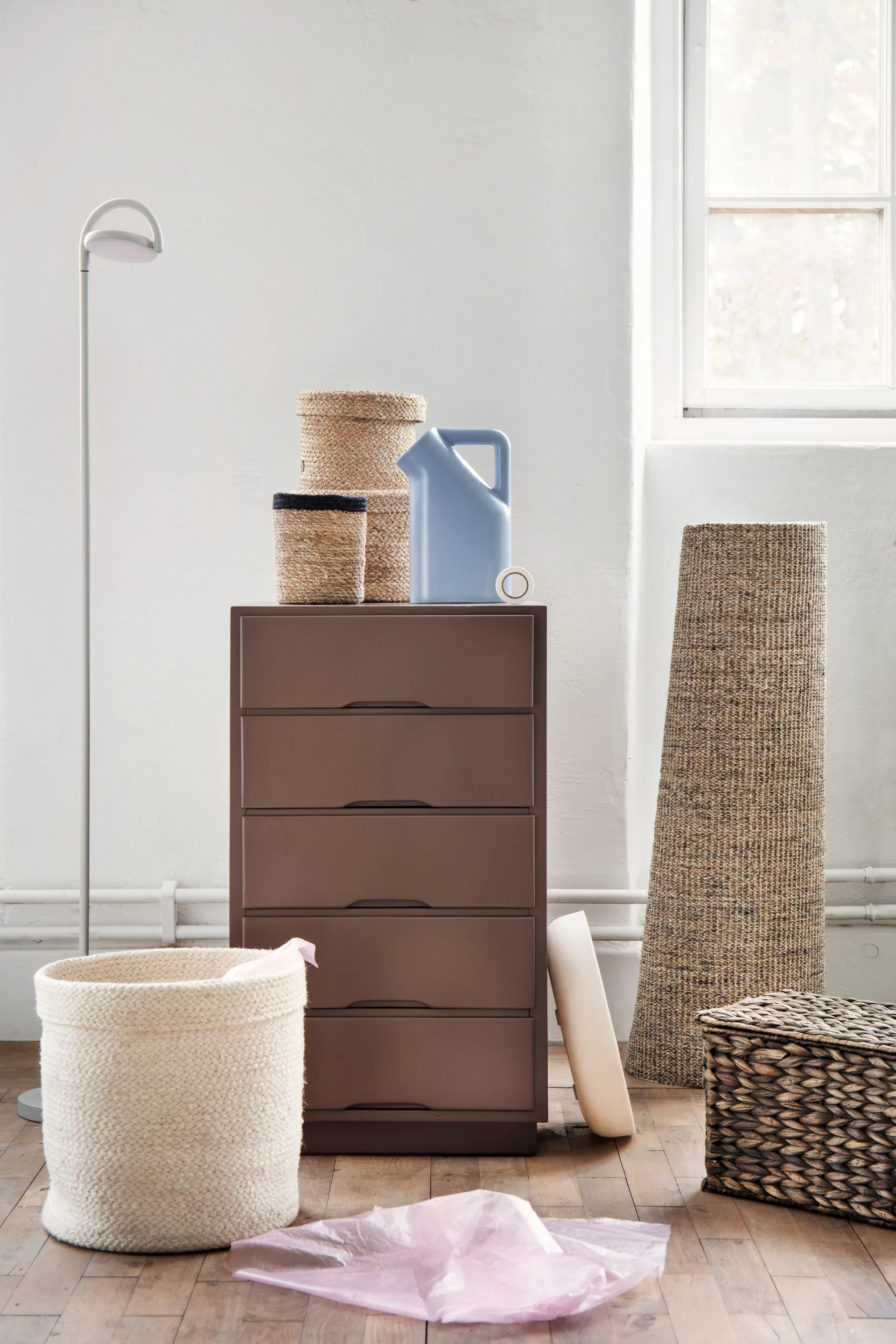 Jenny käytävämatto, Luonnonvärinen, sisal, 80 x 250 cm Dixie