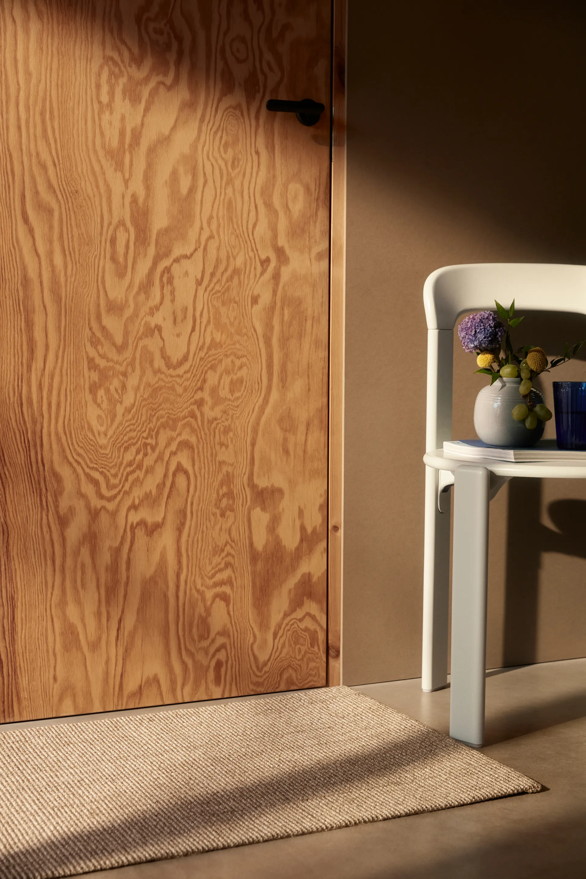 Jenny Sisal-ovimatto natural grey, 60 x 90 cm Dixie