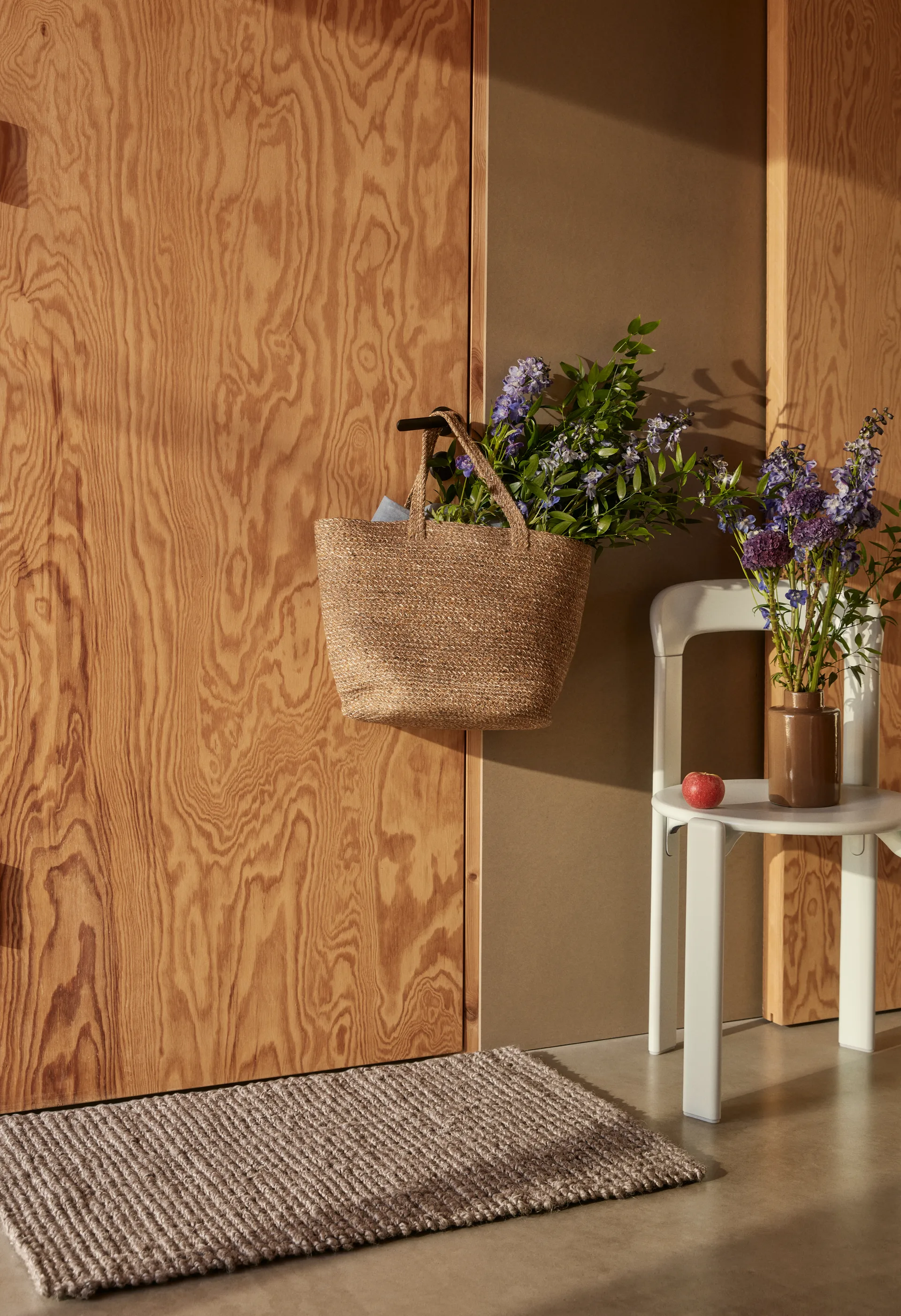 Julia ovimatto, Cement grey 60 x 90 cm Dixie