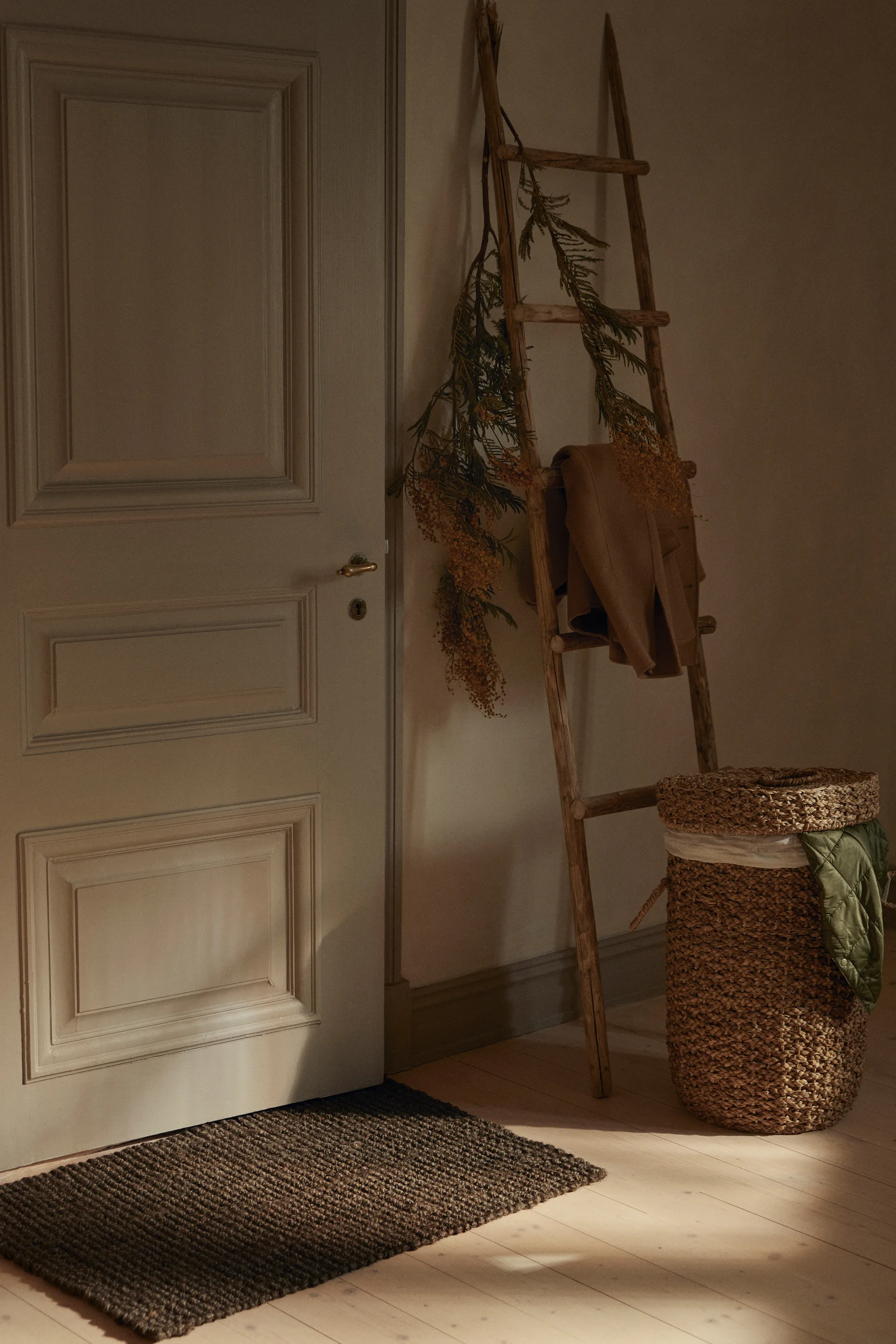 Jute ovimatto coffee, 60x90 cm Dixie