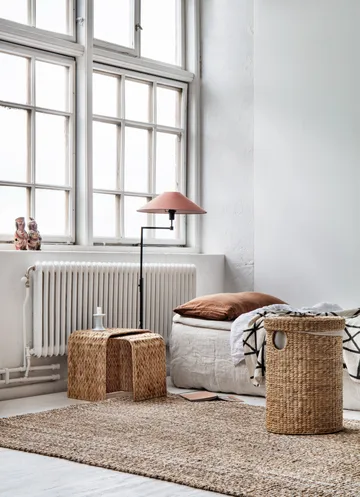 Lily pyykkikori pyöreä 2 osaa - Natural - Dixie