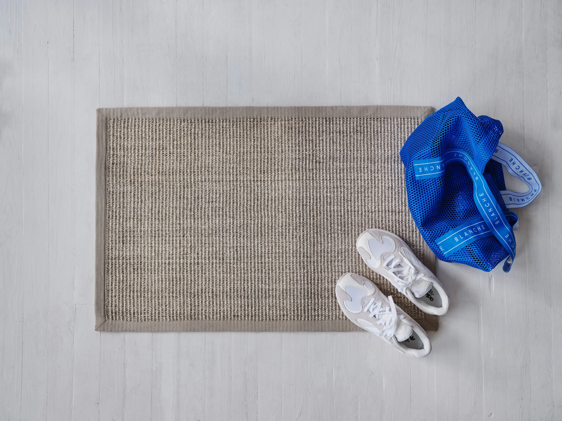 Sisal kynnysmatto harmaa, 60x90 cm Dixie