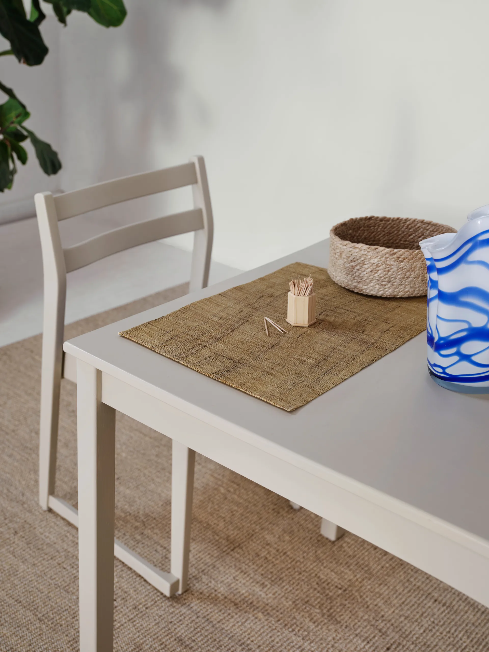 Twisted leipäkori 3-pack, Luonto-harmaa Dixie