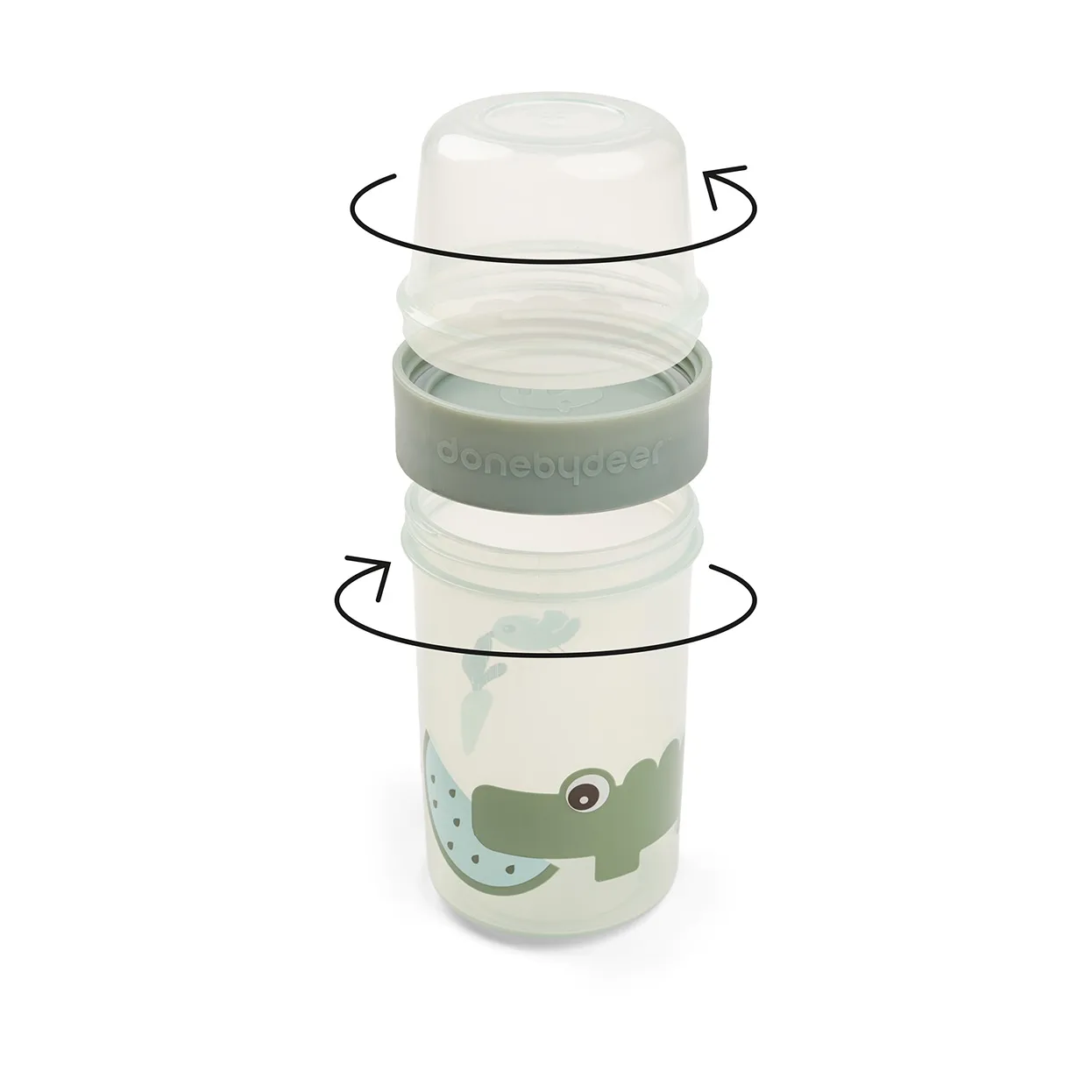 Croco To go 2-way muki L, Vihreä Done by deer