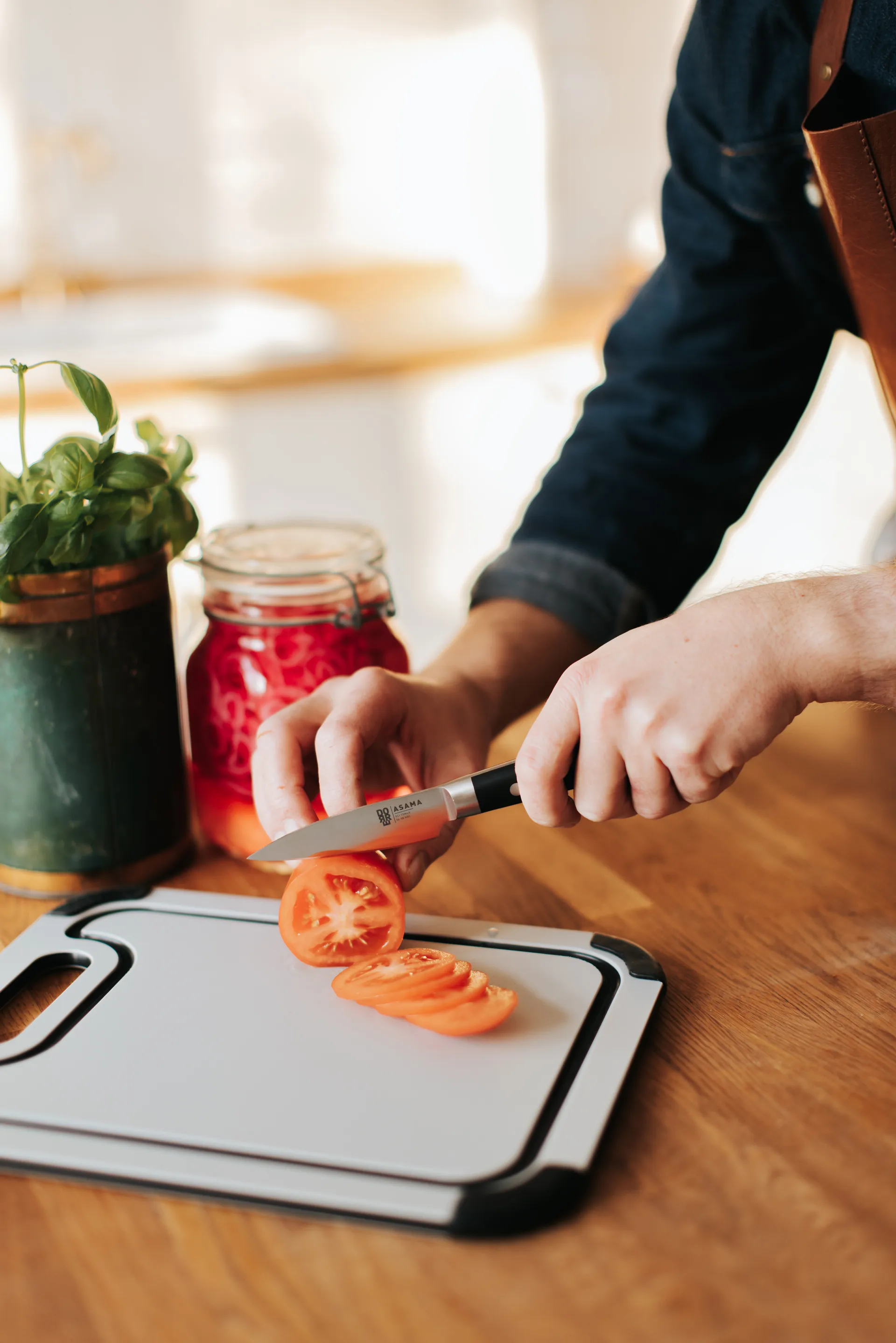 Asama kuorimaveitsi 8 cm, Ruostumaton teräs Dorre