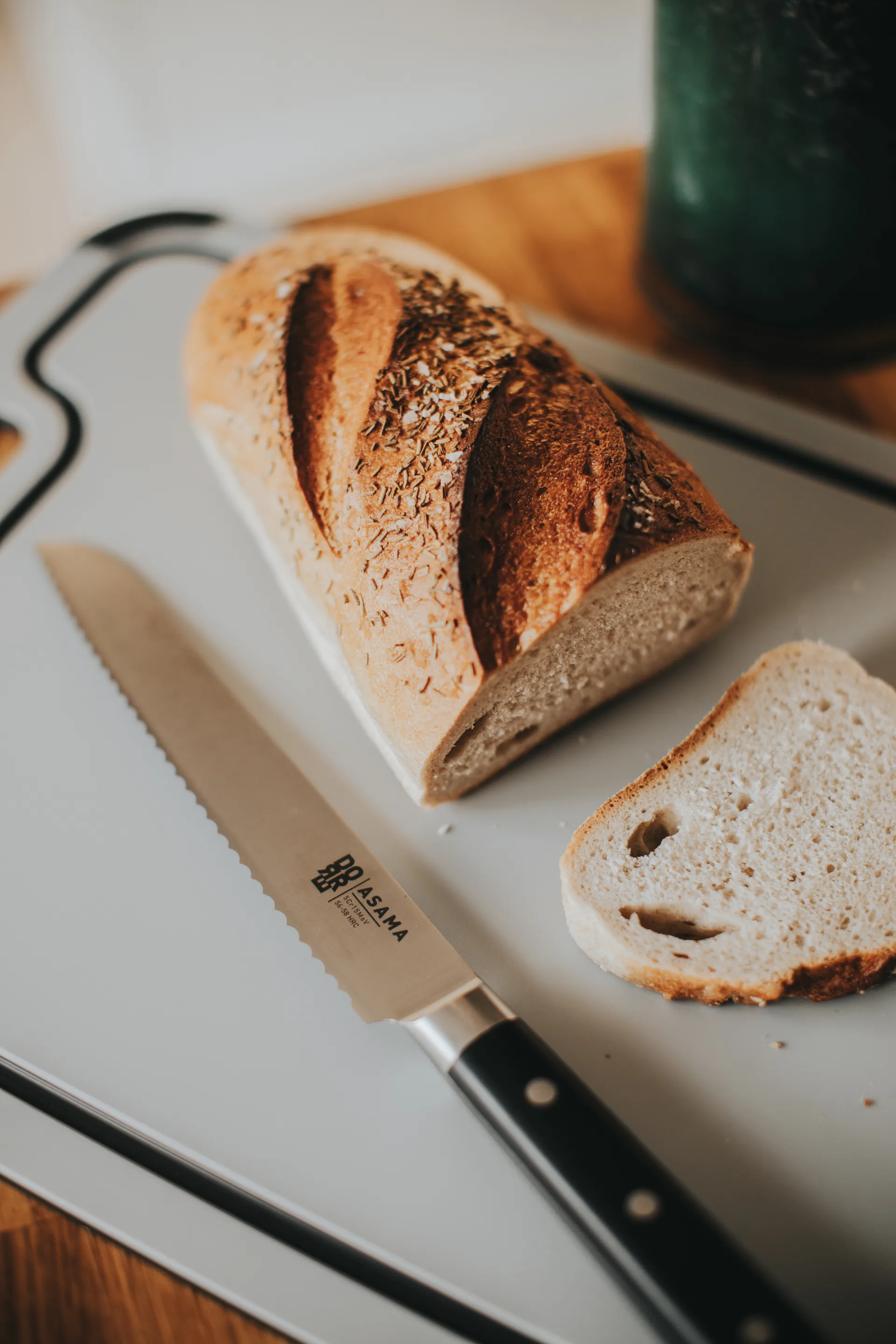 Asama leipäveitsi 20 cm, Ruostumaton teräs Dorre