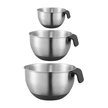 Becca kulho 3 osaa - Ruostumaton teräs - Dorre