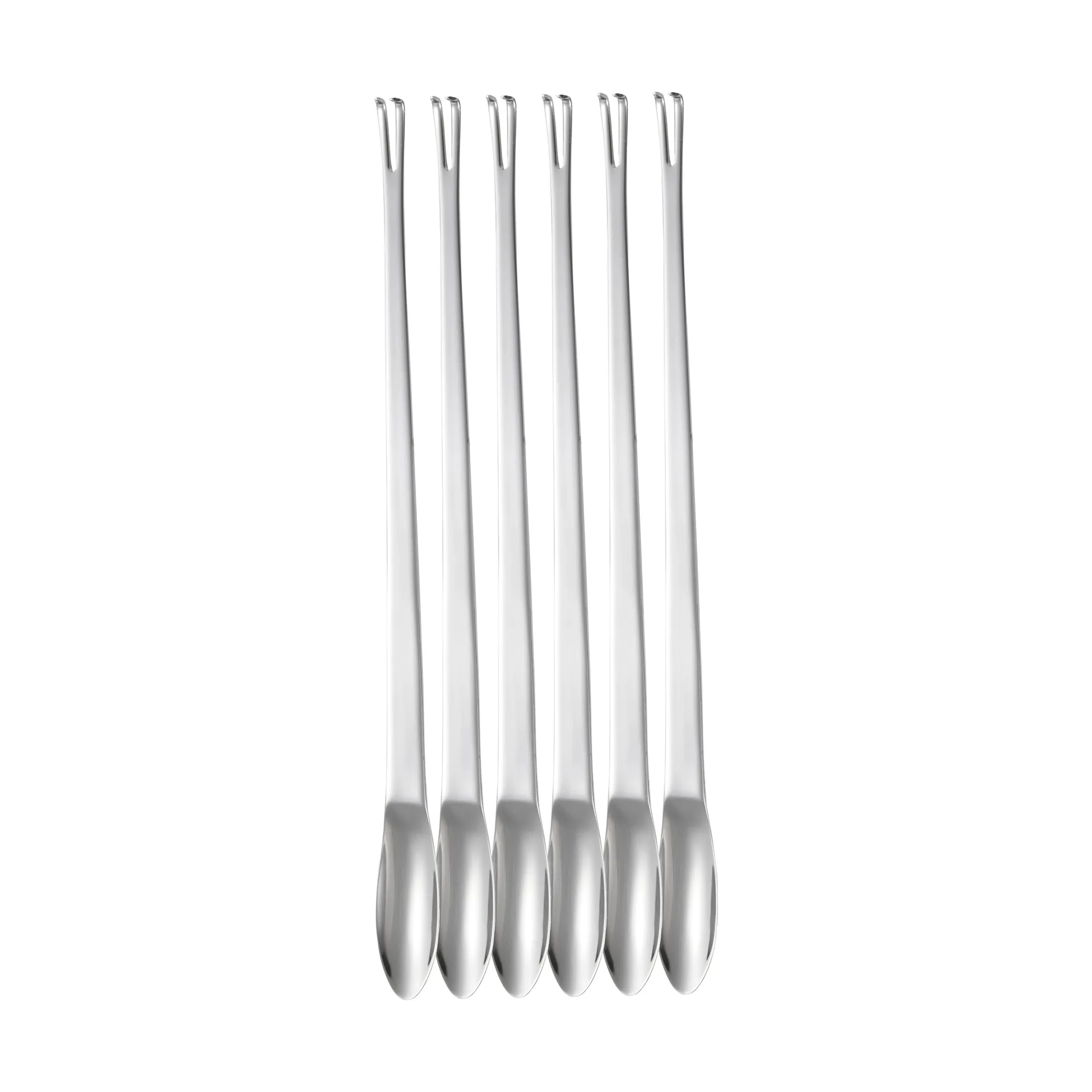 Classic äyriäishaarukka, Ruostumaton teräs, 6-pack, 24,5 cm Dorre