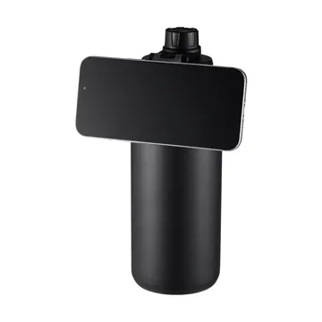 Flory juomapullo kaksiseinämäinen mobiilimagnetti 0,9 L - Musta harmaa - Dorre