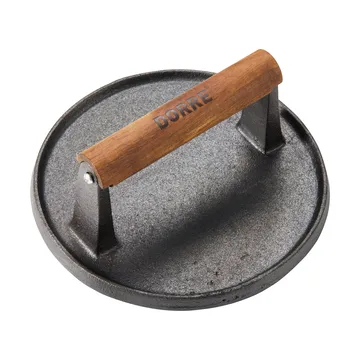 Hally hampurilaispuristin Ø17,7 cm - Valurauta-akaasia - Dorre