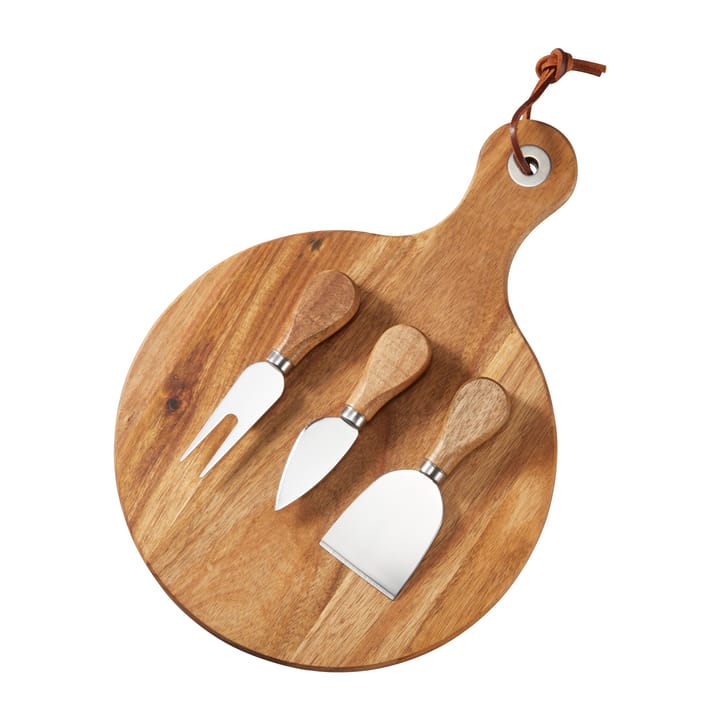 Oline juustotarjotin akacia 4 osaa - Ø23 cm - Dorre