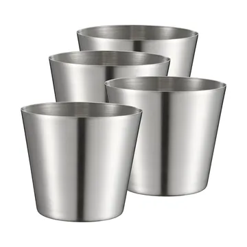 Peg ranskanperunakuppi/​tarjoilukuppi - Ruostumaton teräs, 4-pack, Ø9,5 cm - Dorre