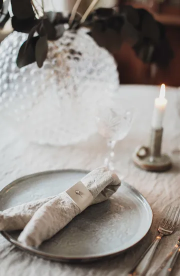 Selah lautasliinarengas Ø 9 cm 4 kpl - Beige - Dorre