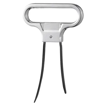 Vale lehtiavaaja korkkiruuvilla 11x6,4x1 cm - Musta–hopea - Dorre