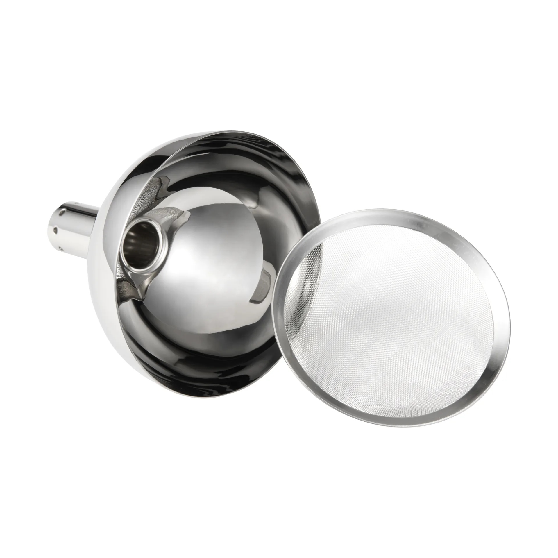 Valu dekateringsuppilo siivilällä, Ruostumaton teräs Dorre