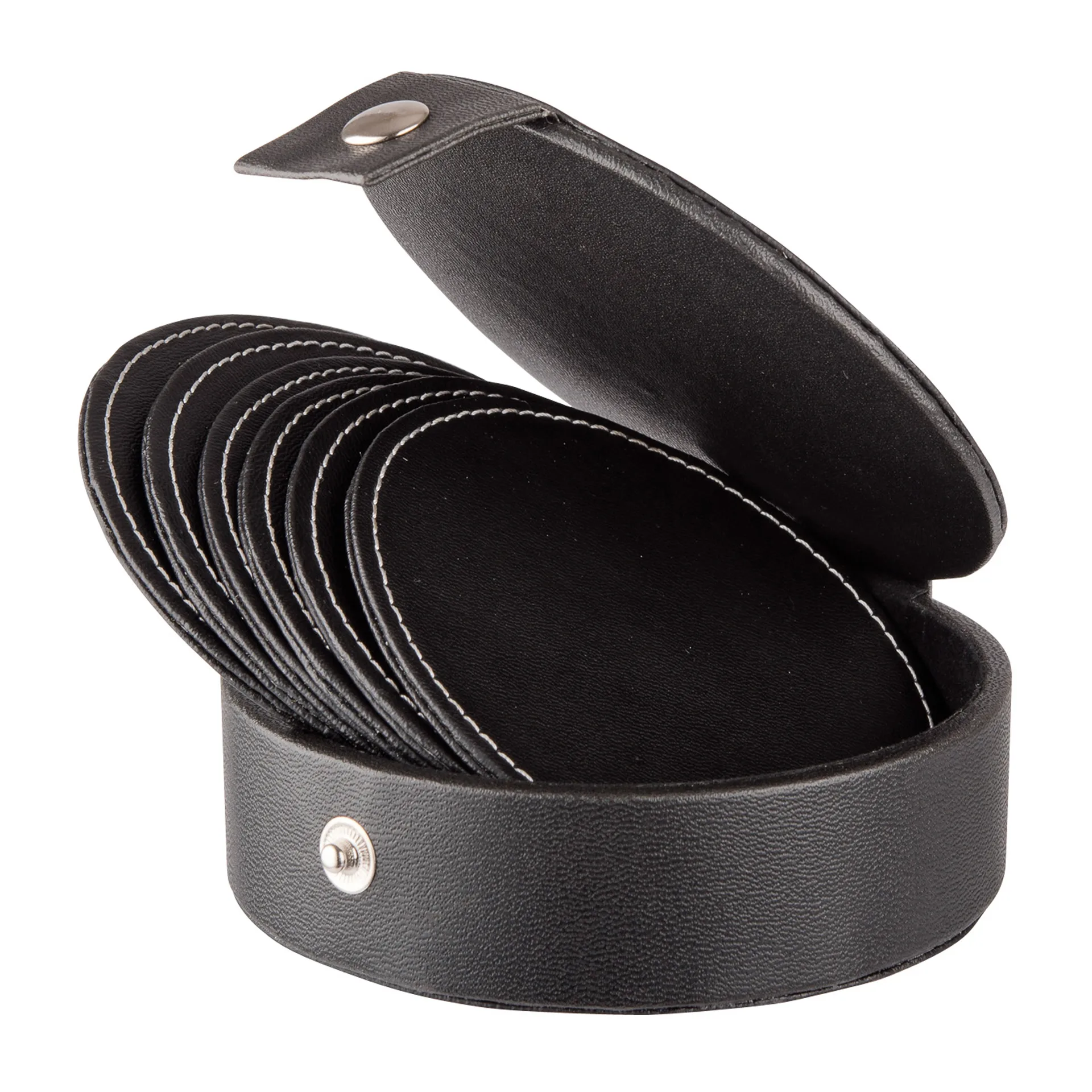 Visby lasinaluset Ø10 cm 6-pack, Musta Dorre