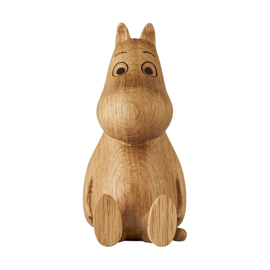 Muumipeikko puukoriste Muumipeikko 10 cm, TAMMI (FSC) Dsignhouse x Moomin