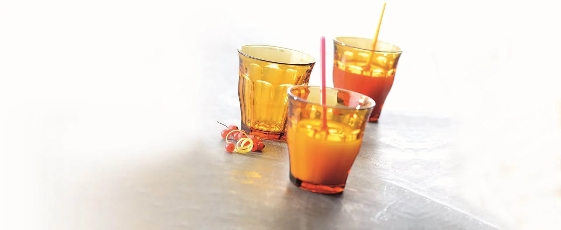 Picardie juomalasi, Amber, 6 kpl, 25 cl Duralex