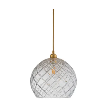 Rowan kattovalaisin L, Ø 28 cm - Crystal, suuri ruutukuvio - EBB & FLOW