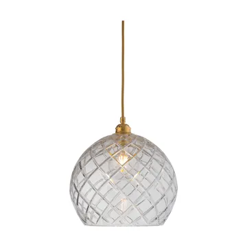 Rowan kattovalaisin L, Ø 28 cm - Crystal, suuri ruutukuvio - EBB & FLOW