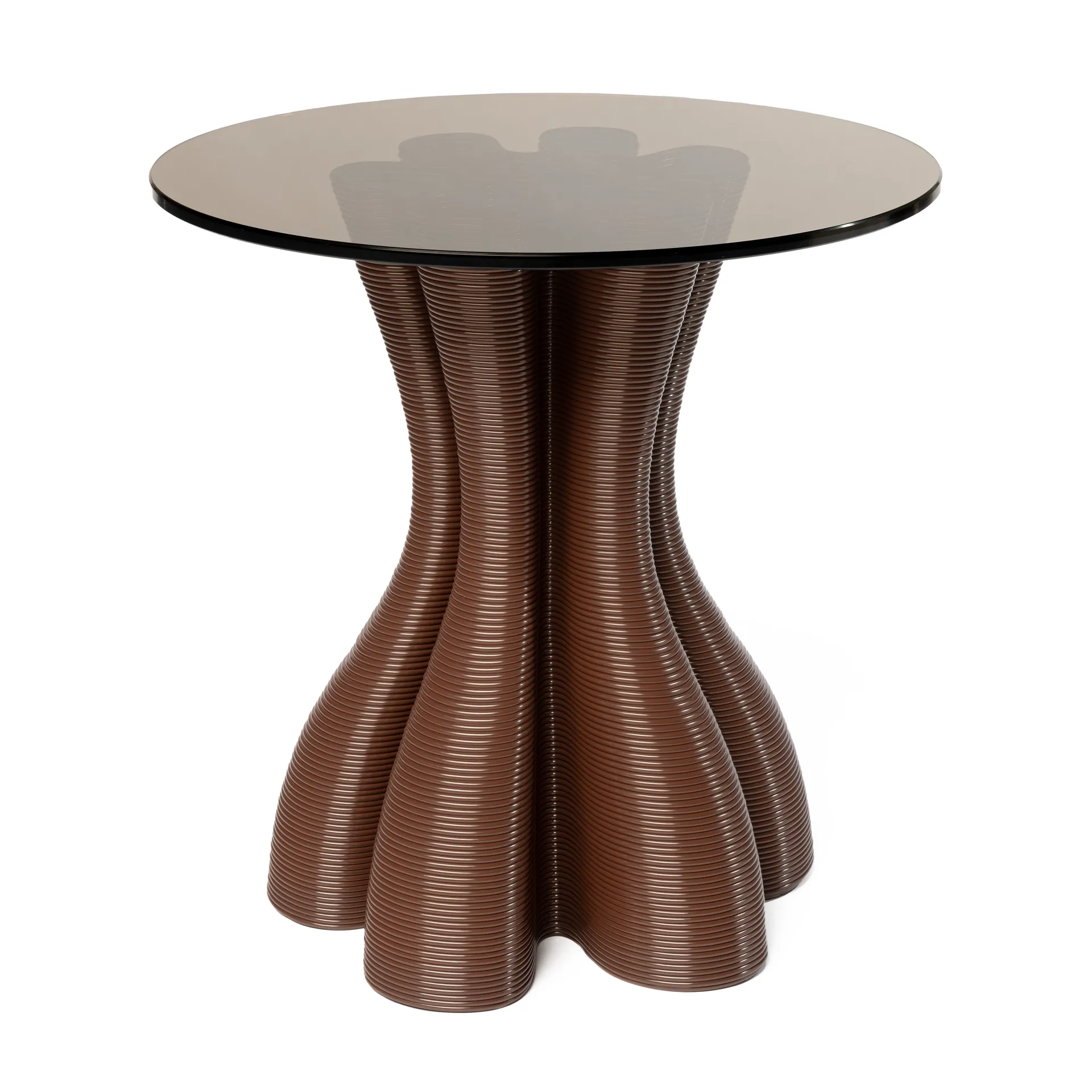 Anemone sivupöytä Ø50 cm, Chocolate Ekbacken Studios