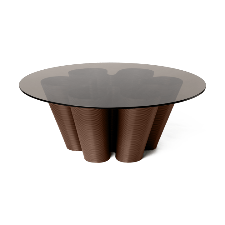 Anemone sohvapöytä Ø110 cm - Chocolate - Ekbacken Studios