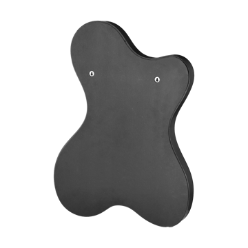 Pebble peili small 56x76 cm - Black - Ekbacken Studios