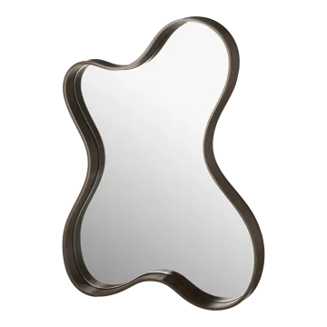 Pebble peili small 56x76 cm - Chocolate - Ekbacken Studios