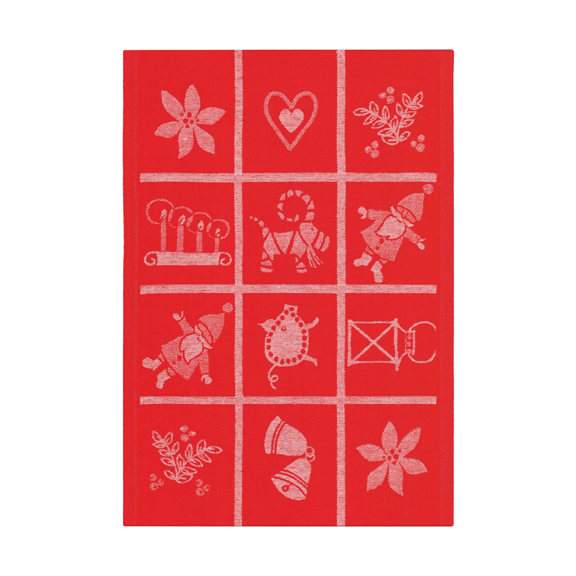 Adventruta keittiöpyyhe 35x50 cm, Punainen Ekelund Linneväveri