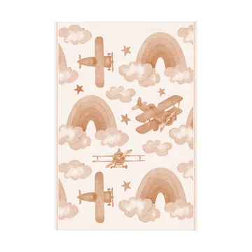 Airplane vauvanpeitto 72x105 cm - Ruskea - Ekelund Linneväveri