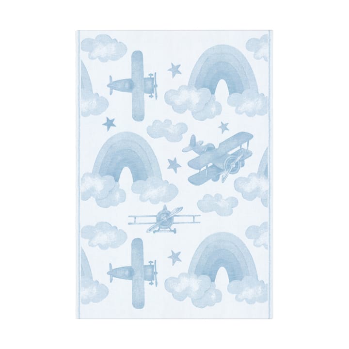 Airplane vauvanpeitto 72x105 cm - Sininen - Ekelund Linneväveri