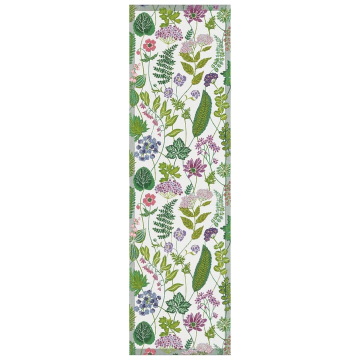 Alkukesä kaitaliina 35 x 120 cm, Multi Ekelund Linneväveri