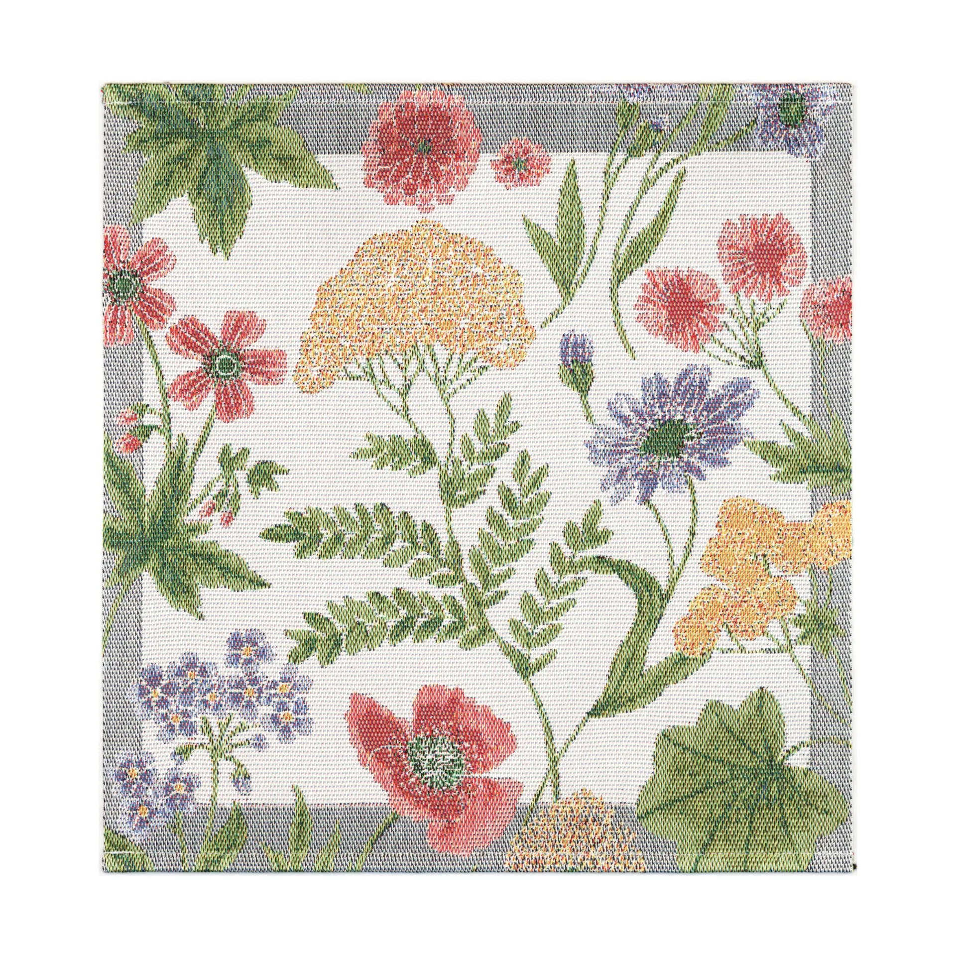 Ängsdröm lautasliina 35x35 cm, Multi Ekelund Linneväveri