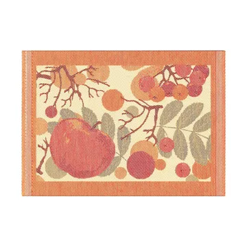 Äppelbär tiskirätti 35x25 cm - Oranssi - Ekelund Linneväveri