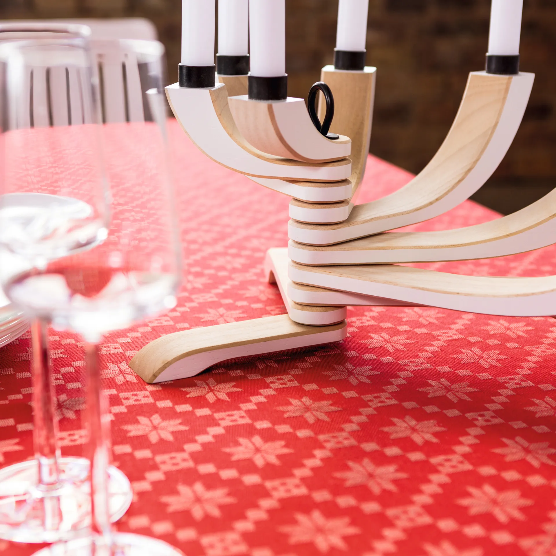 Åttebladrose liina, 150x260 cm Ekelund Linneväveri