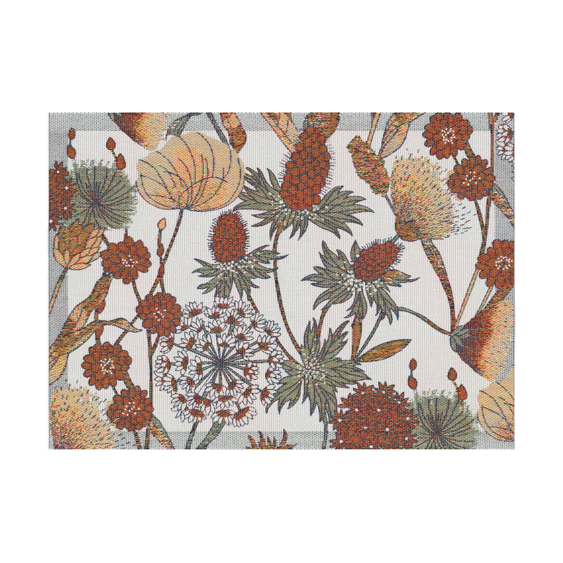 Autumn pöytätabletti 35x48 cm, Ruskea-punainen Ekelund Linneväveri