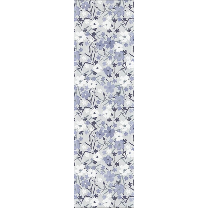Blombo kaitaliina 35x120 cm - Sininen - Ekelund Linneväveri