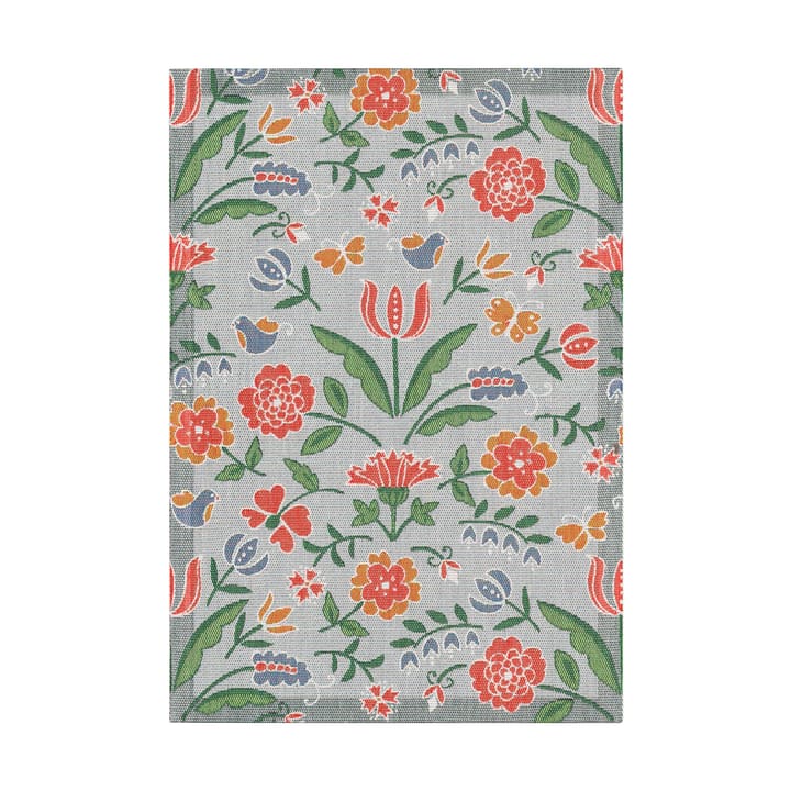 Blomglänta keittiöpyyhe 35x50 cm - Monivärinen - Ekelund Linneväveri