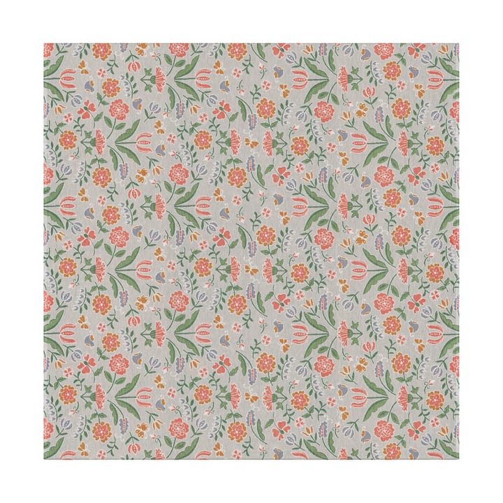 Blomglänta pöytäliina 145x145 cm - Monivärinen - Ekelund Linneväveri