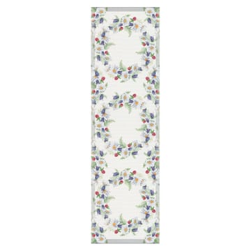 Blomkrans kaitaliina 35x120 cm - Multi - Ekelund Linneväveri