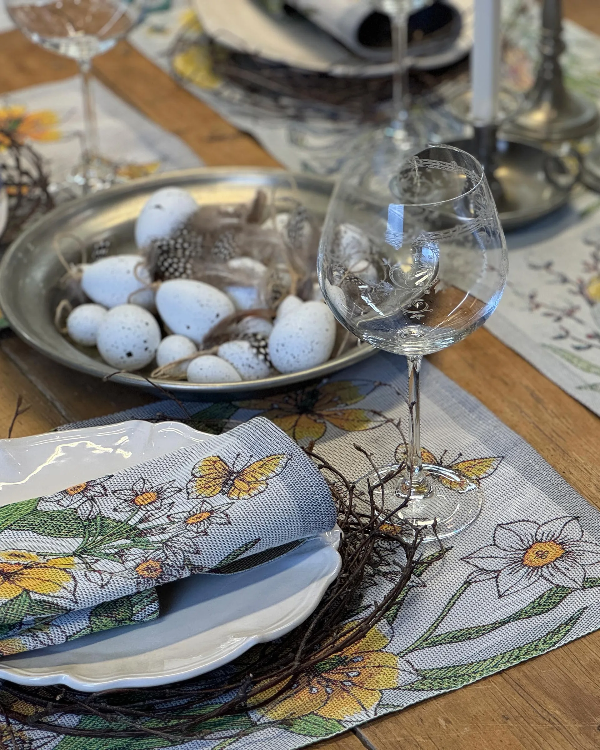 Daffodil keittiöpyyhe 35x50 cm, Keltainen Ekelund Linneväveri