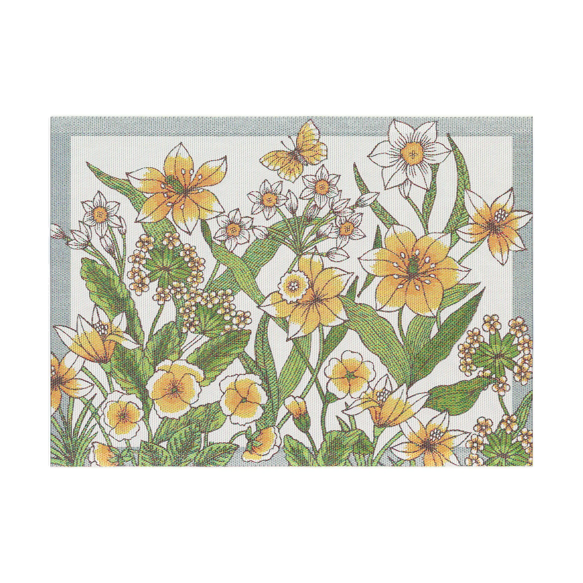 Daffodil pöytätabletti 35x48 cm, Keltainen Ekelund Linneväveri