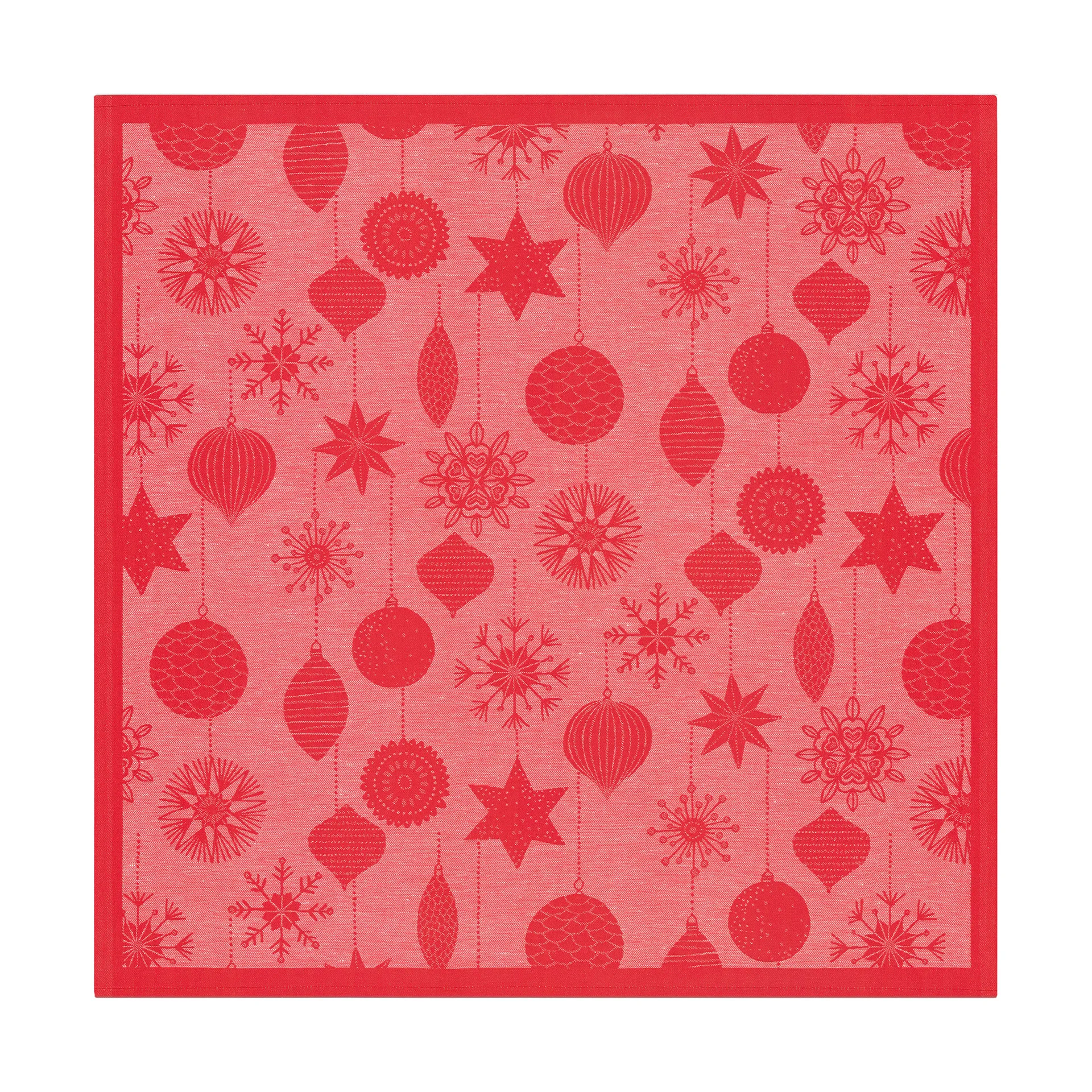 Dekoration pöytäliina, 80 x 80 cm Ekelund Linneväveri