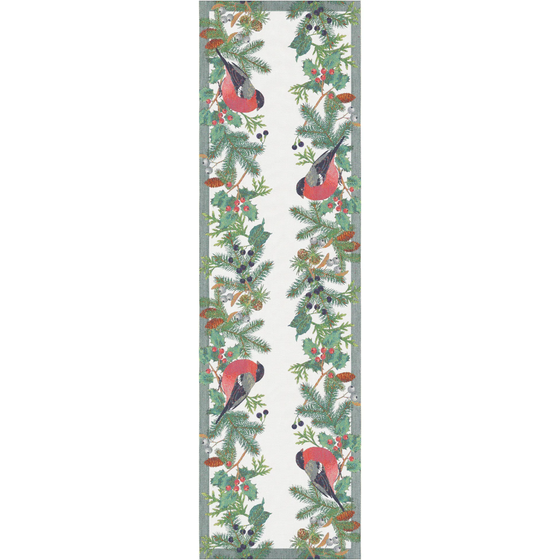 Domherre kaitaliina 35x120 cm, Multi Ekelund Linneväveri