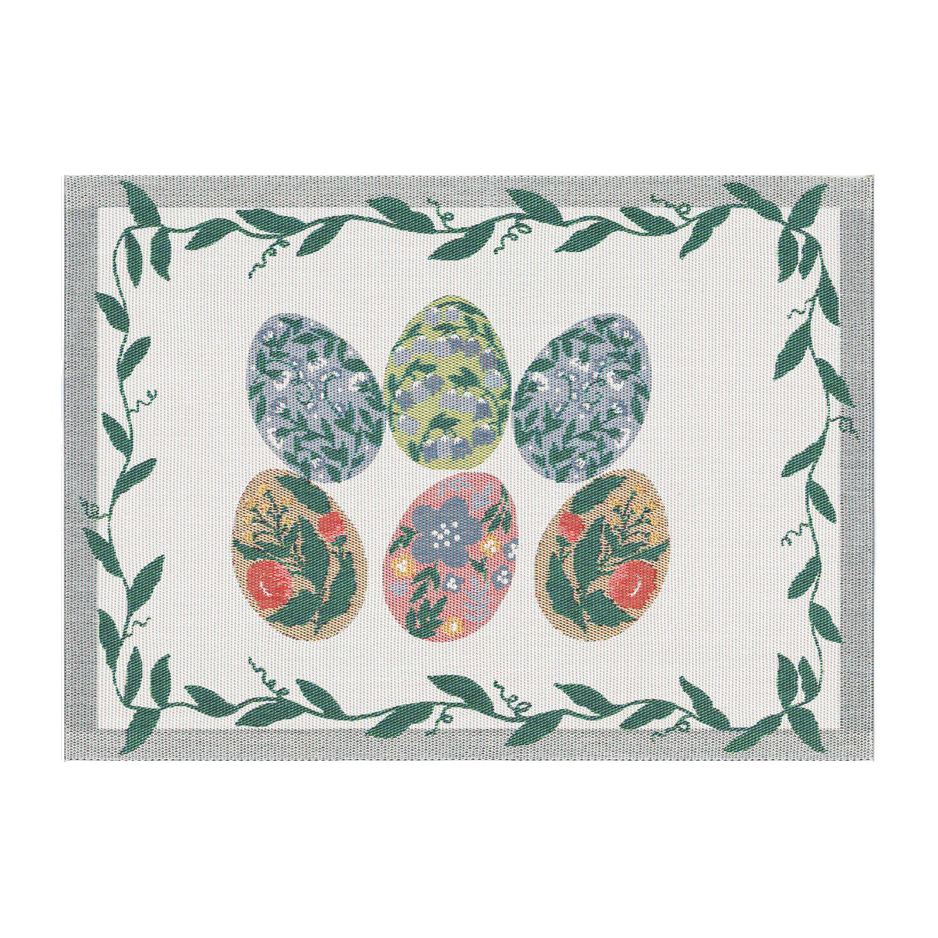 Egg collection -pöytätabletti, 35 x 48 cm Ekelund Linneväveri