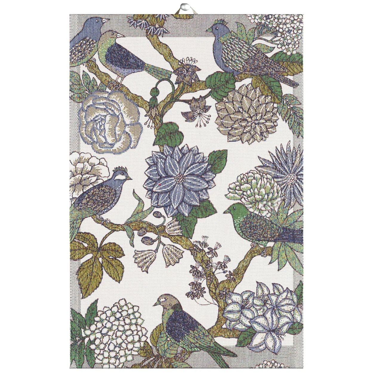 Ekelund Linneväveri Fåglabo keittiöpyyhe, 40 x 60 cm Monivärinen