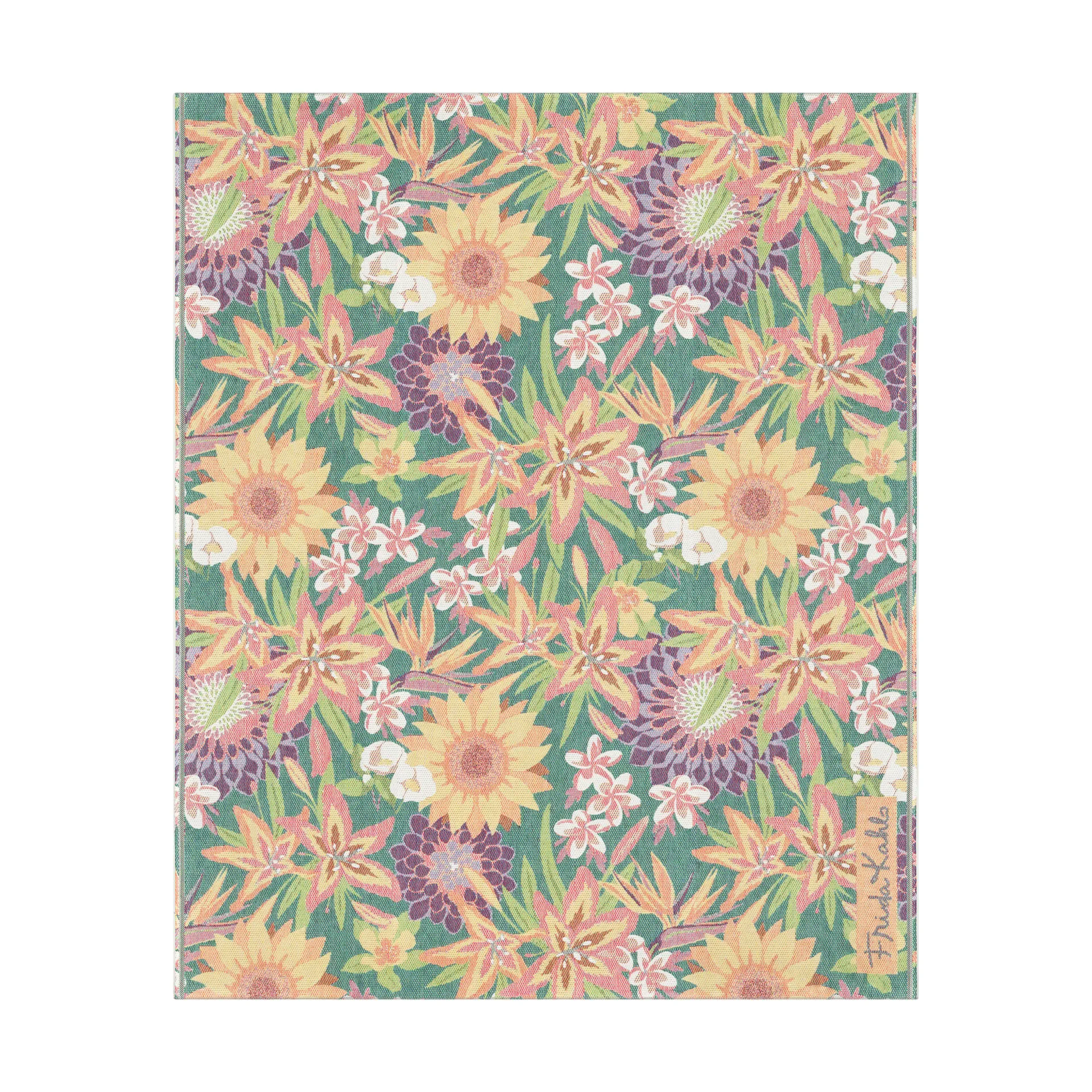 Flores huopa 140x170 cm, Multi Ekelund Linneväveri