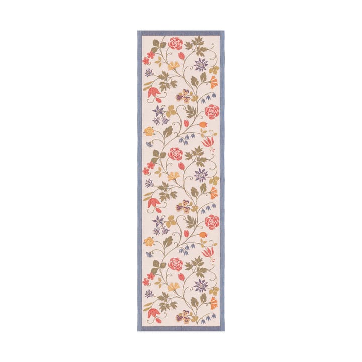 Flower pöytäliina 35x120 cm - Multi - Ekelund Linneväveri