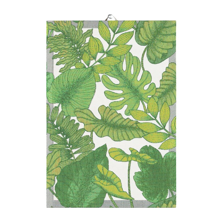 Foliage keittiöpyyheliina 35x50 cm, Vihreä Ekelund Linneväveri