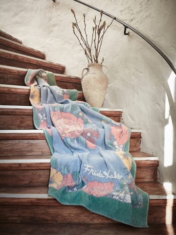 Frida Kahlo -huopa 140 x 170 cm - Vida - Ekelund Linneväveri